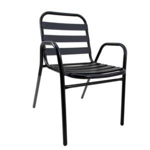 Metal Chair with Arms