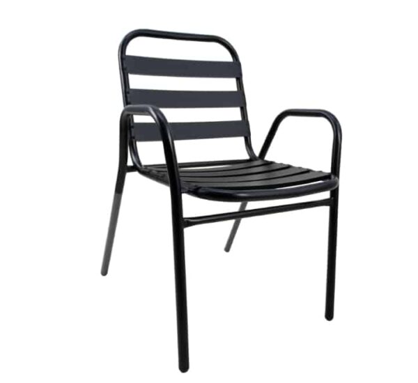 Metal Chair with Arms