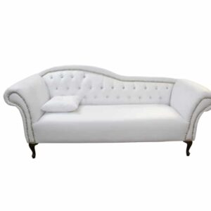 2 Arm Chaise White