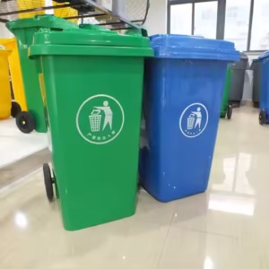 HDPE 240 Liters Outdoor Street Waste Bins