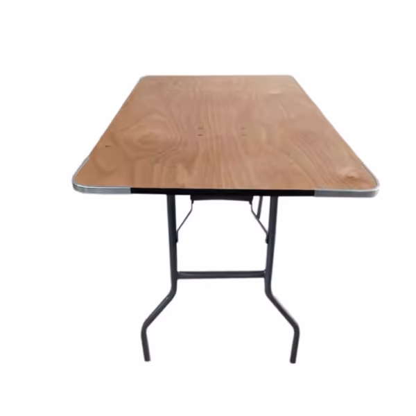 Rectangular Wooden Folded Tables