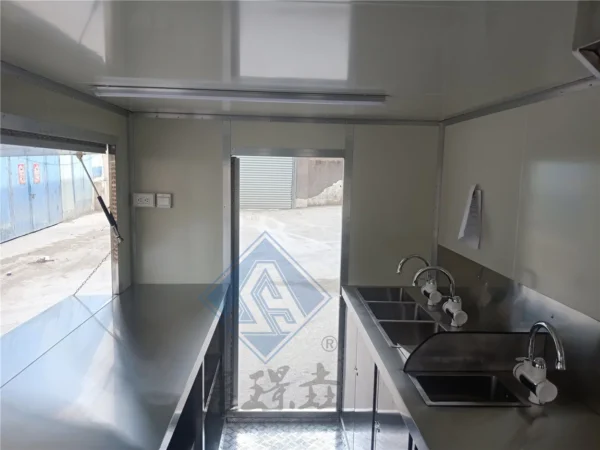 Mobile Kitchen Trailer double axle Full of Equipment Camping Food Trailer Food Truck - Image 4