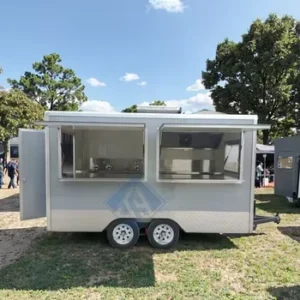 Mobile Kitchen Trailer double axle Full of Equipment Camping Food Trailer Food Truck