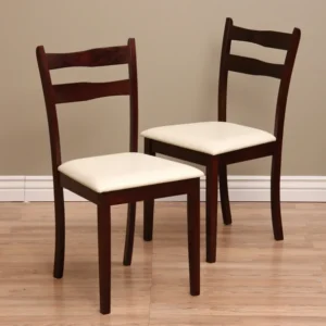 Warehouse of Tiffany Callan Light Cappucino Dining Chairs (Set of Eight)