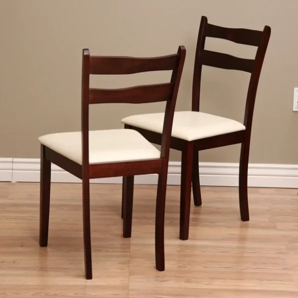 Warehouse of Tiffany Callan Light Cappucino Dining Chairs (Set of Eight)